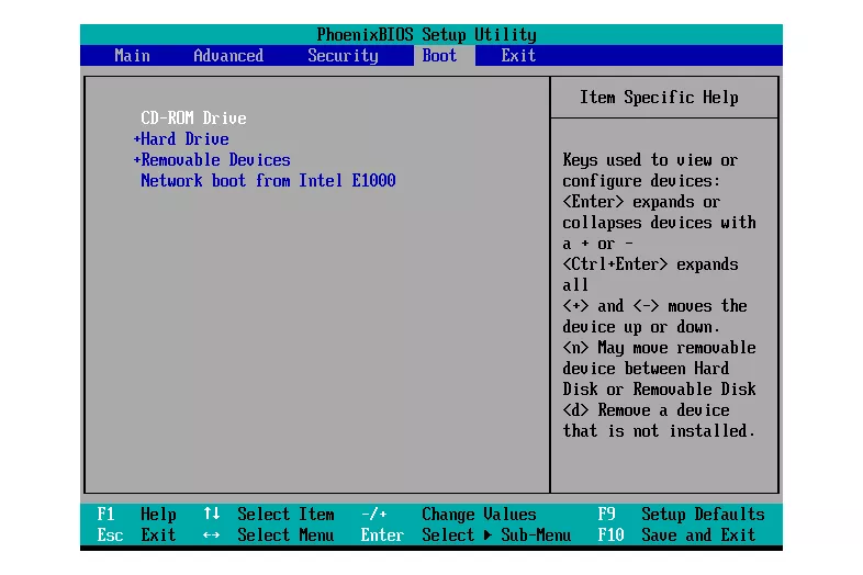 Bios-Boot Option